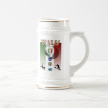 Illustration d'affiche de l'Italie pour des amants Tasse À Café