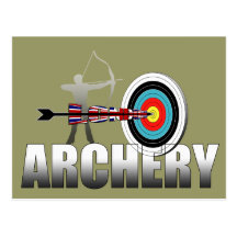 Illustration d'archers de cible de Londres de tir  Cartes Postales