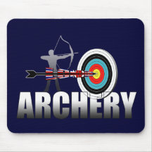 Illustration d'archers de cible de Londres de tir  Tapis De Souris