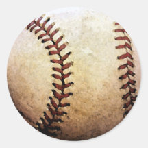 Illustration de base-ball autocollants
