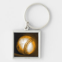 Illustration de base-ball porte-clé
