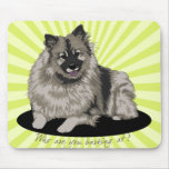 Illustration de Keeshond Tapis De Souris