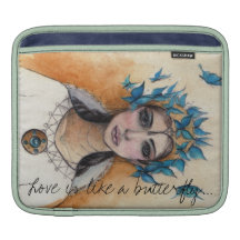 Illustration de reine de papillon housses iPad