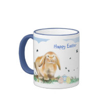 Illustration de Rime-Lapin de lapin de Pâques Tasse À Café