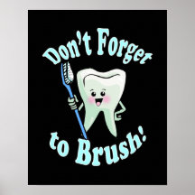 Illustration d'hygiéniste dentaire de dentiste posters