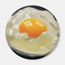 ILLUSTRATION D'OEUF AU PLAT AIMANT