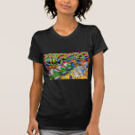 Illustration du football de but de pousse t-shirt