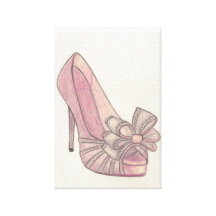 Illustration originale de mode de chaussure de Val Toile Tendue