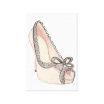 Illustration originale de mode de chaussure de Val Toiles Tendues