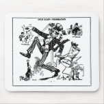 Illustration patriotique du 4 juillet 1911 tapis de souris