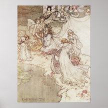 Illustration pour un conte de fées affiche