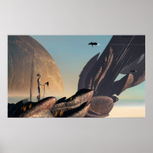 Ils sont venus du ciel - affiche de scifi