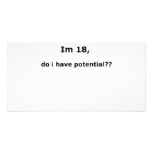Im 18, ai-je le potentiel ? ? photocarte personnalisée
