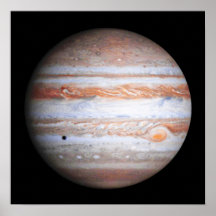 Image AUGMENTÉE de la NASA de flyby de Jupiter Cas Affiches