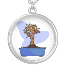 Image bleue de graphique de pot équilibrée par bon pendentif personnalisé