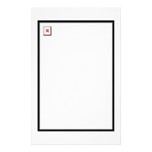 Image cassée motifs pour papier à lettre