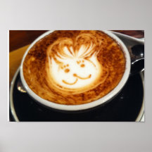 Image de cappacino de lapin affiches