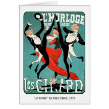 Image de danse de Nouveau d'art par Jules Cheret Carte