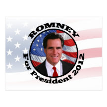 Image de Romney, vote pour le président 2012 Cartes Postales