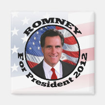 Image de Romney, vote pour le président 2012 Aimants Pour Réfrigérateur
