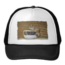 Image de tamia avec la tasse de café de Latte Casquette De Camionneur