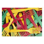 Image des couteaux et des fourchettes en plastique invitations personnalisées