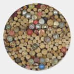 Image des lièges de vin adhésifs