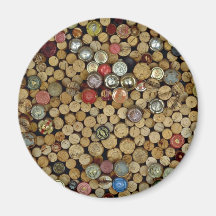 Image des lièges de vin aimants pour réfrigérateur