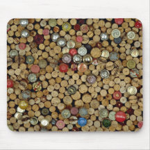Image des lièges de vin tapis de souris