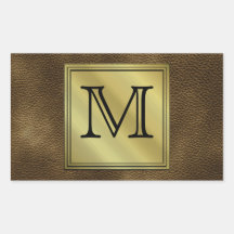 Image faite sur commande imprimée de monogramme. B Autocollants