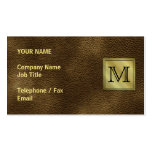 Image faite sur commande imprimée de monogramme. B Cartes De Visite Personnelles