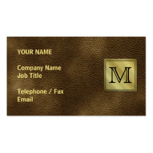 Image faite sur commande imprimée de monogramme. B Cartes De Visite Personnelles