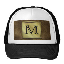 Image faite sur commande imprimée de monogramme. B Casquette