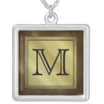 Image faite sur commande imprimée de monogramme. B Pendentif Personnalisé