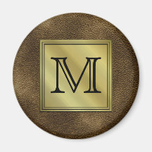 Image faite sur commande imprimée de monogramme. B Magnets Pour Réfrigérateur