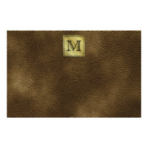 Image faite sur commande imprimée de monogramme. B Papier À Lettre Personnalisé