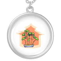Image graphique 1 de bloc de bonsaïs pendentifs personnalisés