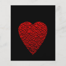 Image rouge lumineuse de coeur prospectus