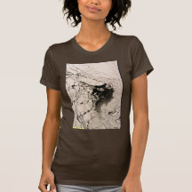 Image satellite d'île de St Matthew, mer de Béring T-shirt
