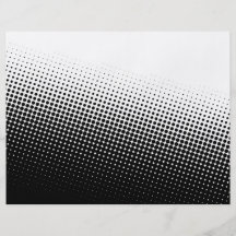 Image tramée noire et blanche prospectus avec motif