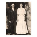 Image vintage d'un couple de mariage cartes postales