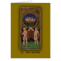 Images de carte de tarot de Visconti-Sforza sur de