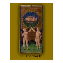 Images de carte de tarot de Visconti-Sforza sur de Cartes Postales