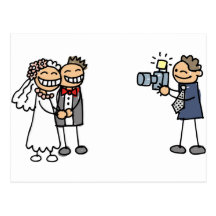 Images de mariage de photographie de photographe d carte postale