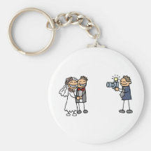 Images de mariage de photographie de photographe d porte-clefs