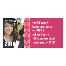 Images supérieures - invitation 2010 d'obtention d photocarte customisée