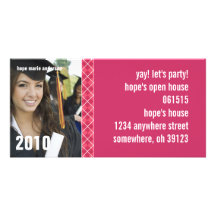 Images supérieures - invitation 2010 d'obtention d photocarte customisée