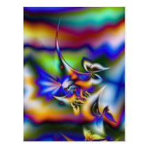 Imaginaire de papillon carte postale
