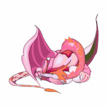 Imaginaire Dragon.png rose Photo Sculptures