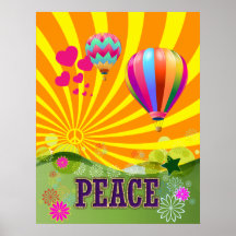 IMAGINAIRE PAISIBLE DE BALLON POSTER
